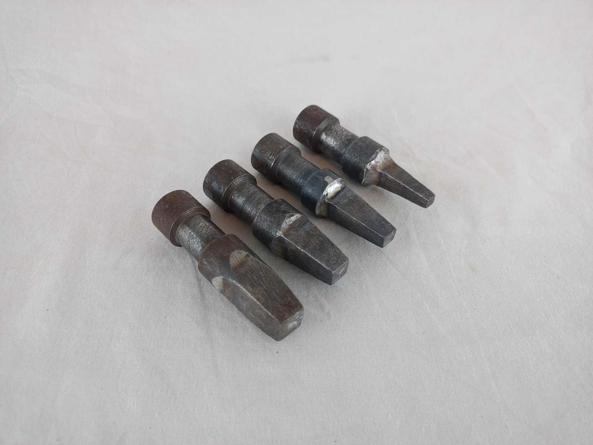 Square Punch Set Square punch set for tool tong. Blacksmith punch set. four piece set ...